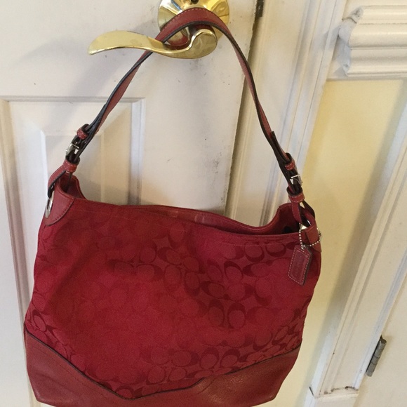 Coach Handbags - Coach Signature Bag